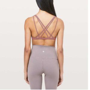 Lululemon Ease To Breathe Bra Spanish Rose Size 10